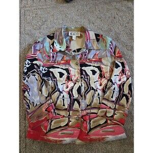 Keren hart Women's Mod /Button Up Jacket Size M